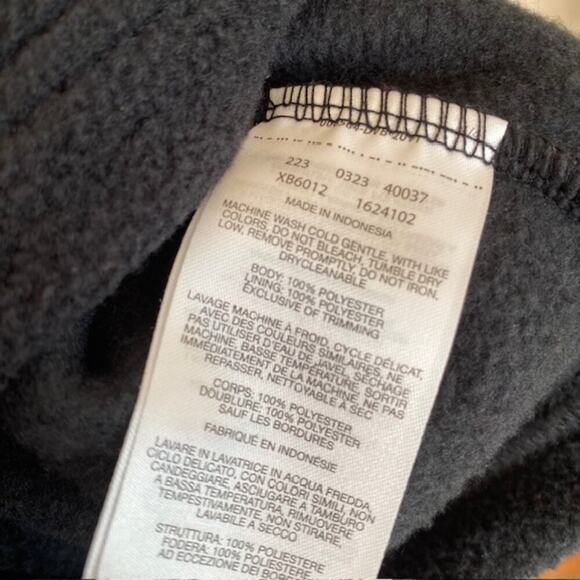 Columbia Black Full Zip Fleece Jacket - Youth Size Medium 10/12 - Picture 5 of 6